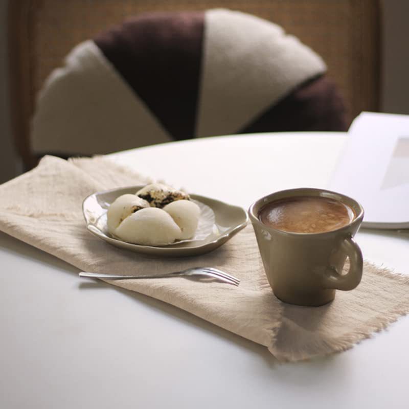 Linen Dinner Napkins | Frayed Edge Cotton Napkins | Aprons and More