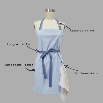 Apron Sea- Cotton Linen - Kids
