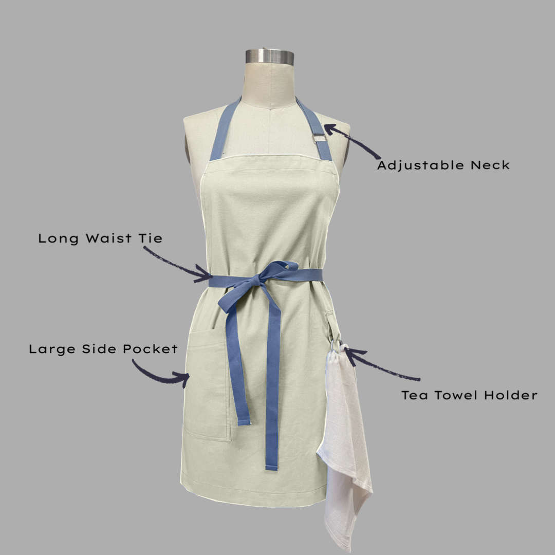 Apron Sea- Cotton Linen - Kids