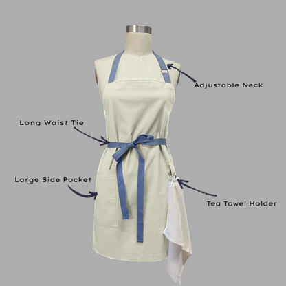 Apron Sea- Cotton Linen - Kids