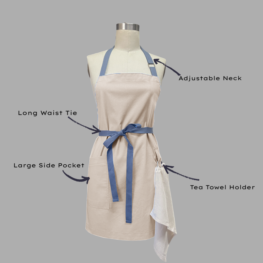 Apron Sea- Cotton Linen - Kids