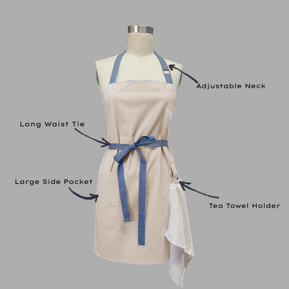 Apron Sea- Cotton Linen - Kids