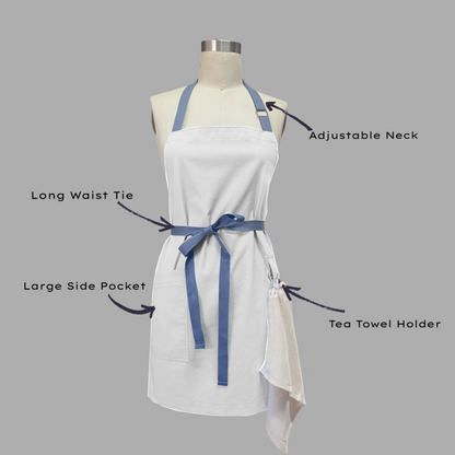 Apron Sea- Cotton Linen - Kids