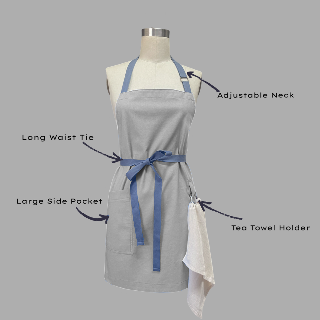 Apron Sea- Cotton Linen - Kids