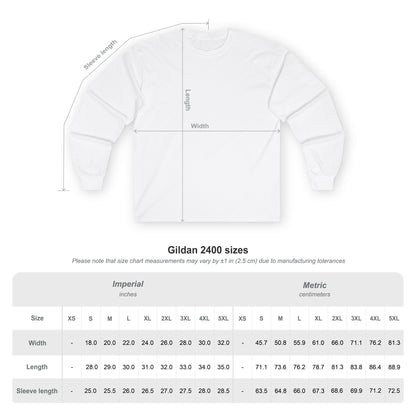 Colorful Unisex Long Sleeve Tee with Fun Icons, Relaxed Fit Shirt for Casual Days, Perfect for Gifts, Layering, Game Nights, and Holidays