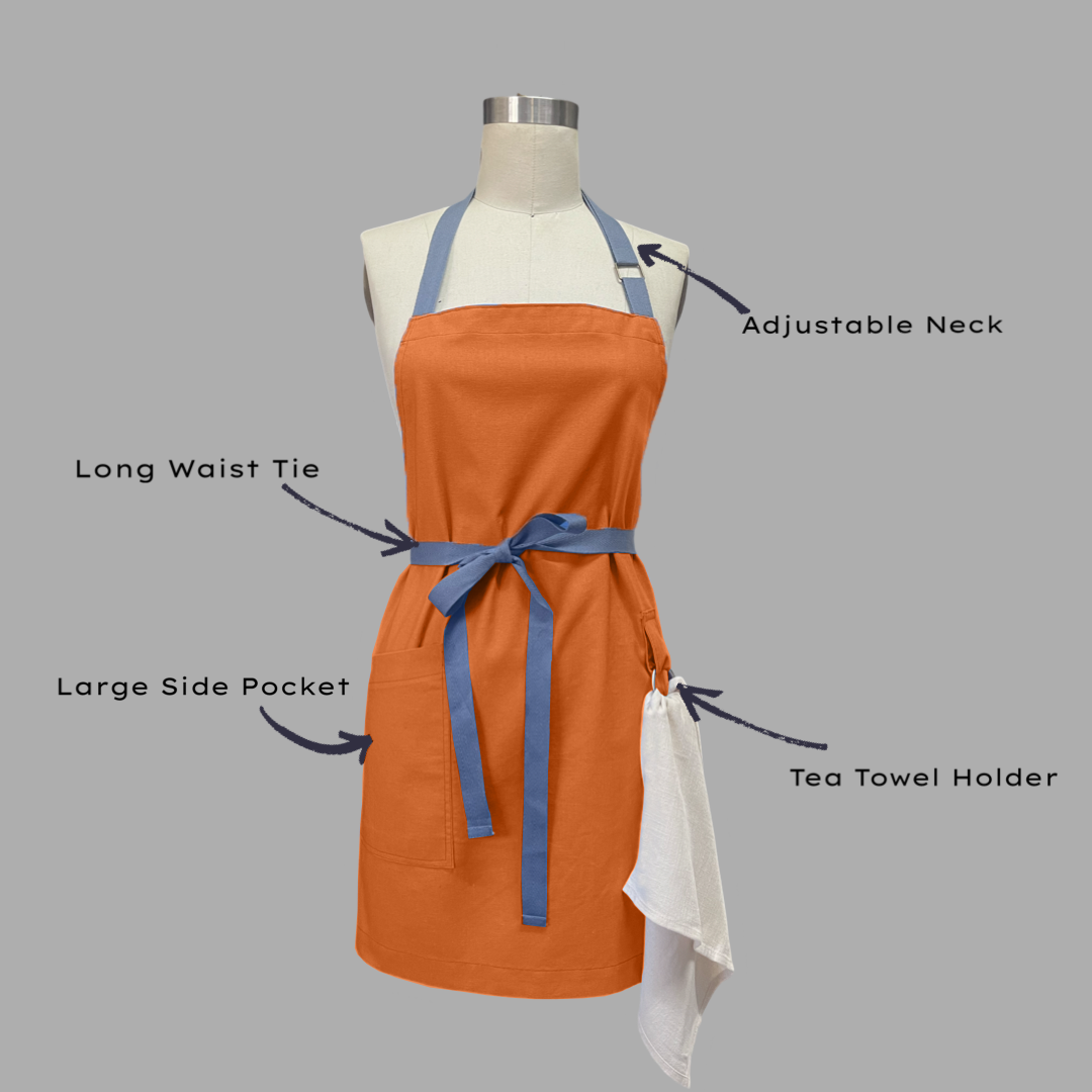 Apron Sea- Cotton Linen - Kids