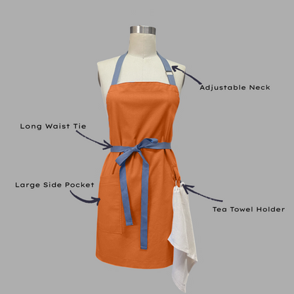 Apron Sea- Cotton Linen - Kids