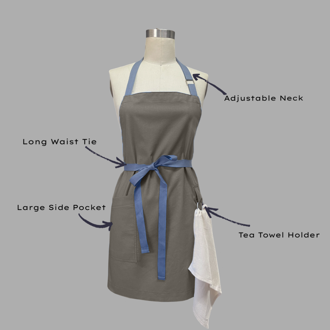 Apron Sea- Cotton Linen - Kids