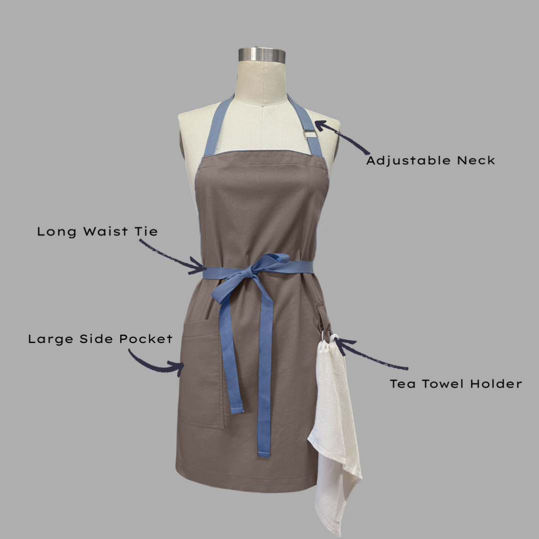 Apron Sea- Cotton Linen - Kids